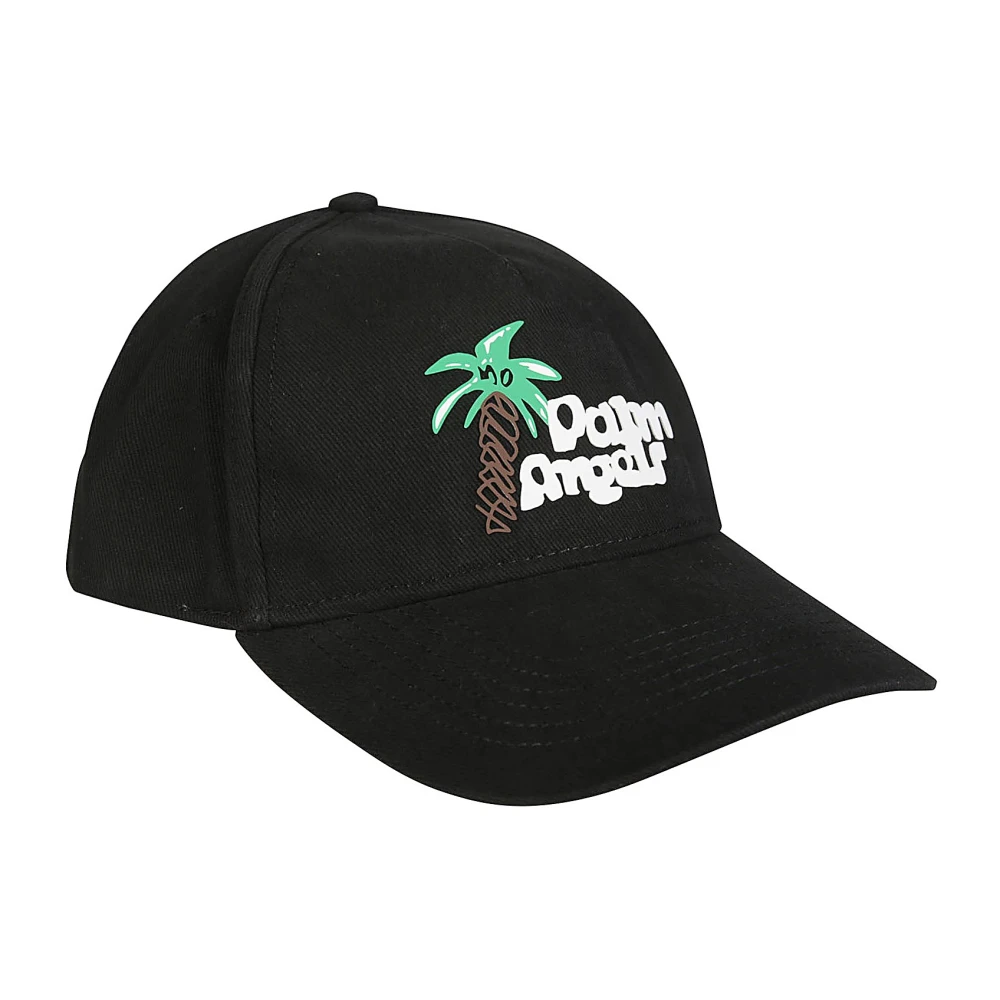Palm Angels Logo Palm Hat Black Heren