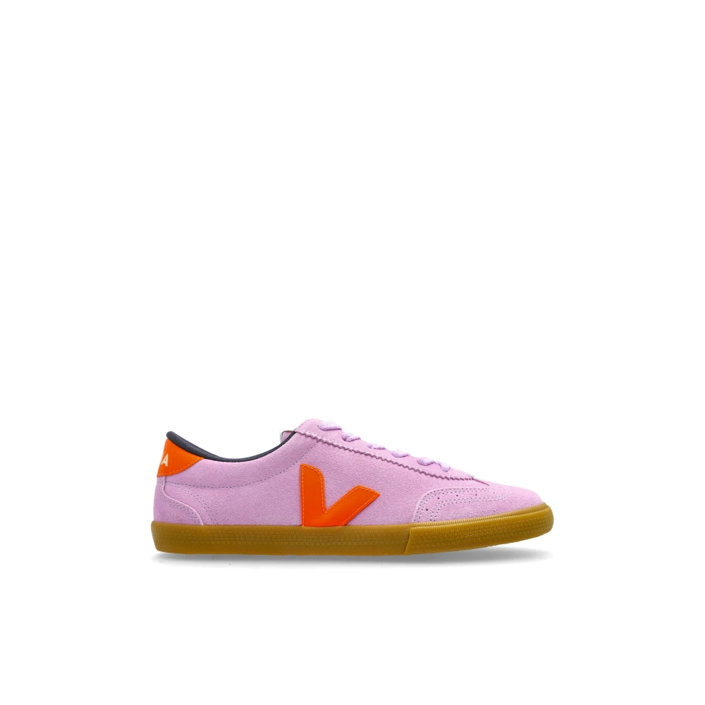 Veja Women's Purple Sports Shoes Volley Suede