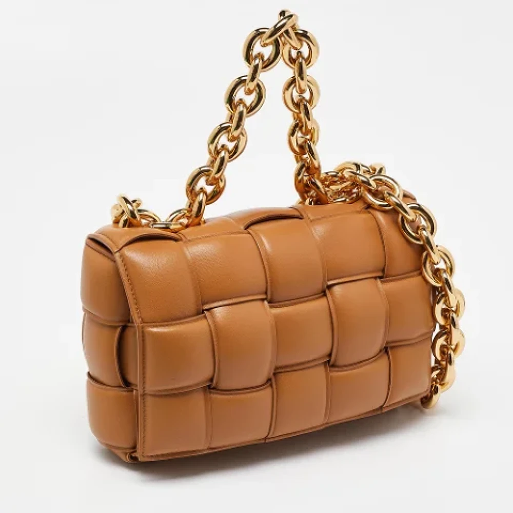 Bottega Veneta Vintage Pre-owned Leather shoulder-bags Brown Dames