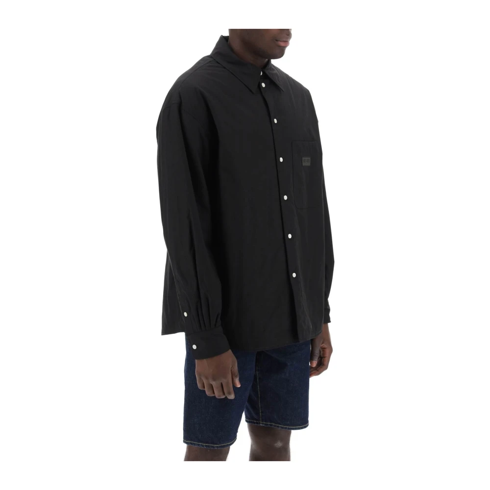 Kenzo Casual Gestreept Overhemd Black Heren
