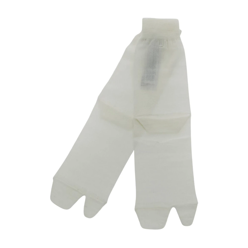 Maison Margiela Wollen Tabi Sokken White Dames