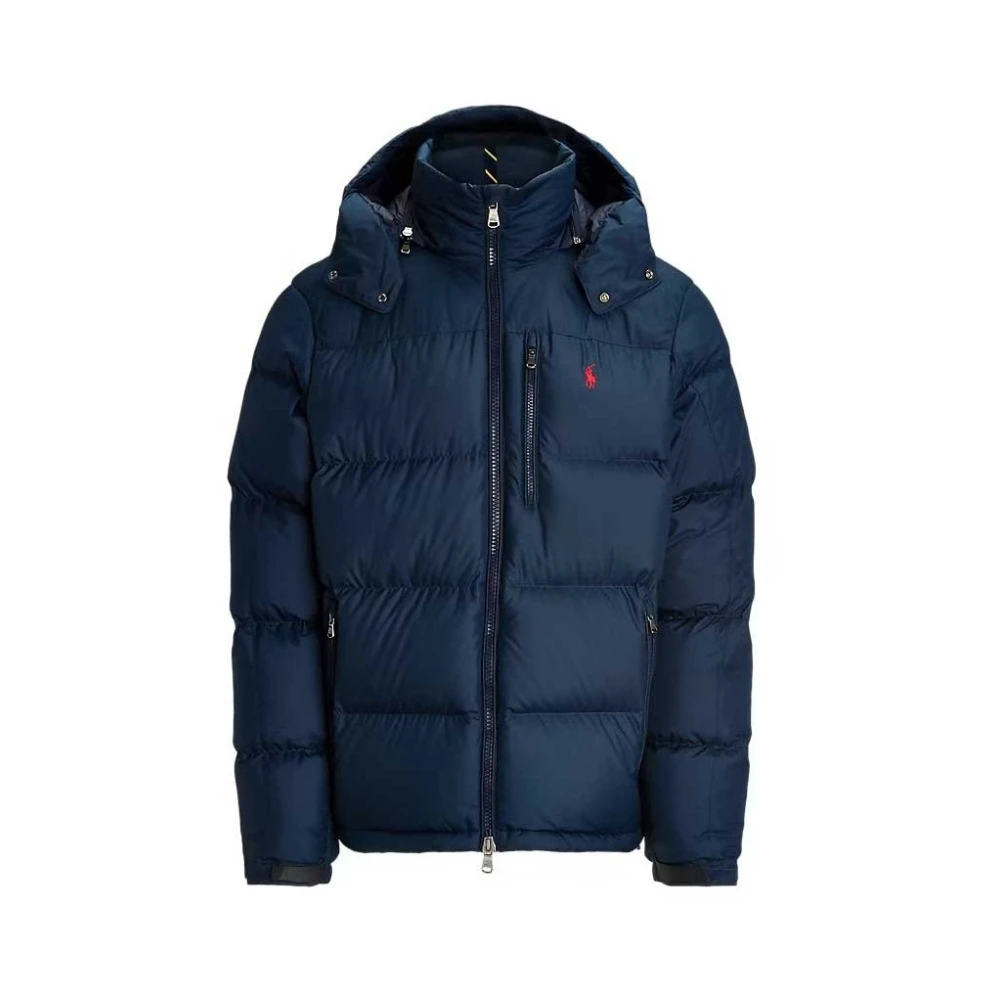 Polo Ralph Lauren Blue Winter Jackets, Male, 2XL, Stylish Jacket For Men