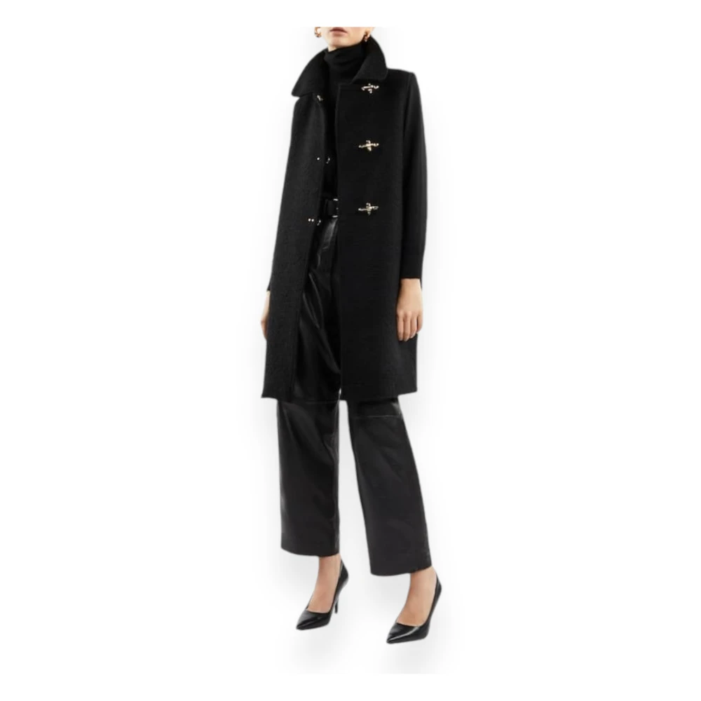 Fay Gevoerd vest met 3 haken Black Dames