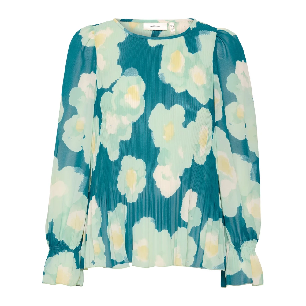 InWear Groene Poëtische Bloemenblouse Multicolor Dames