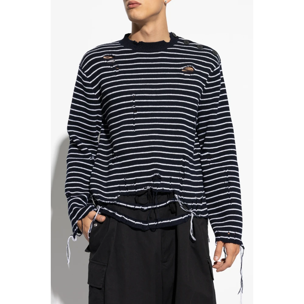 alexander mcqueen Wollen trui Blue Heren