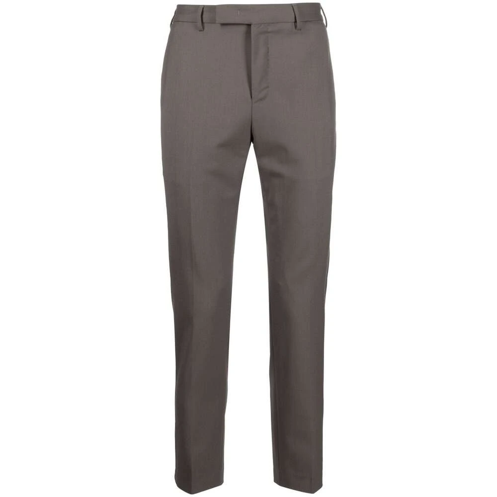Pt01 Cropped Trousers Gray Heren