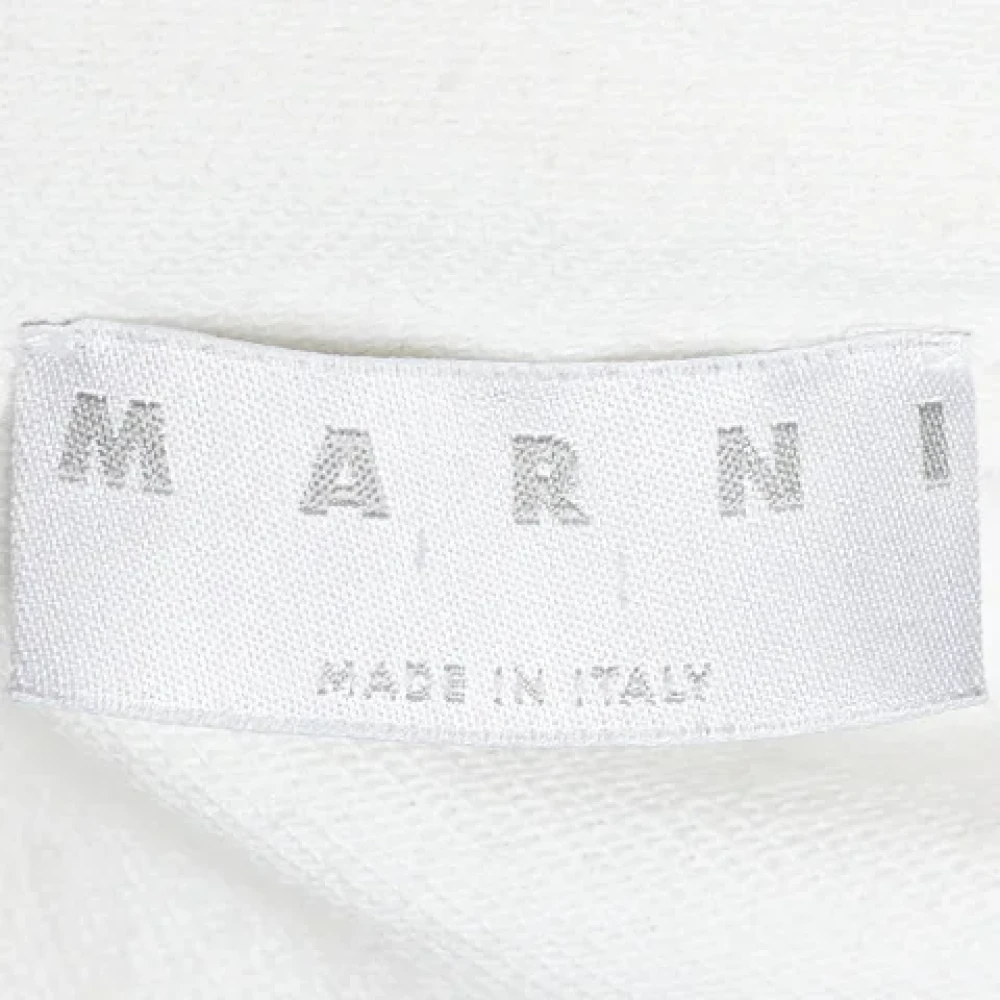 Marni Pre-owned Cotton outerwear White Dames