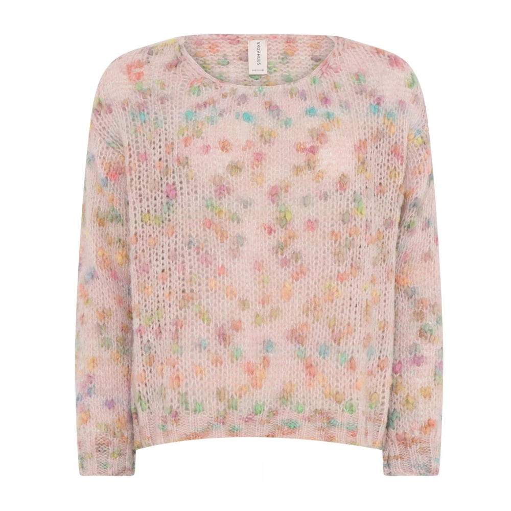 Skovhuus Multicolor Pullover met Geranium Patroon Multicolor Dames
