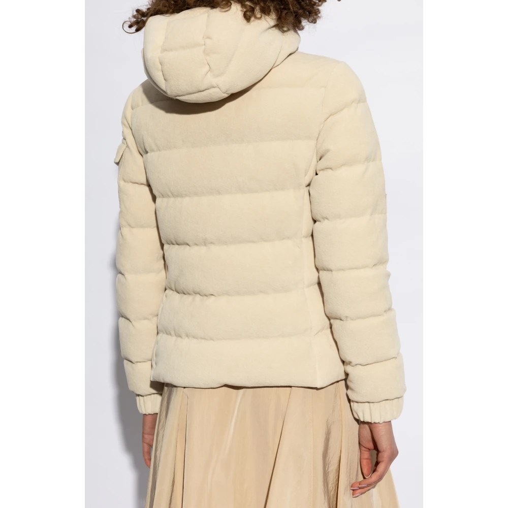 Moncler Donsjack Ivoire Beige Dames