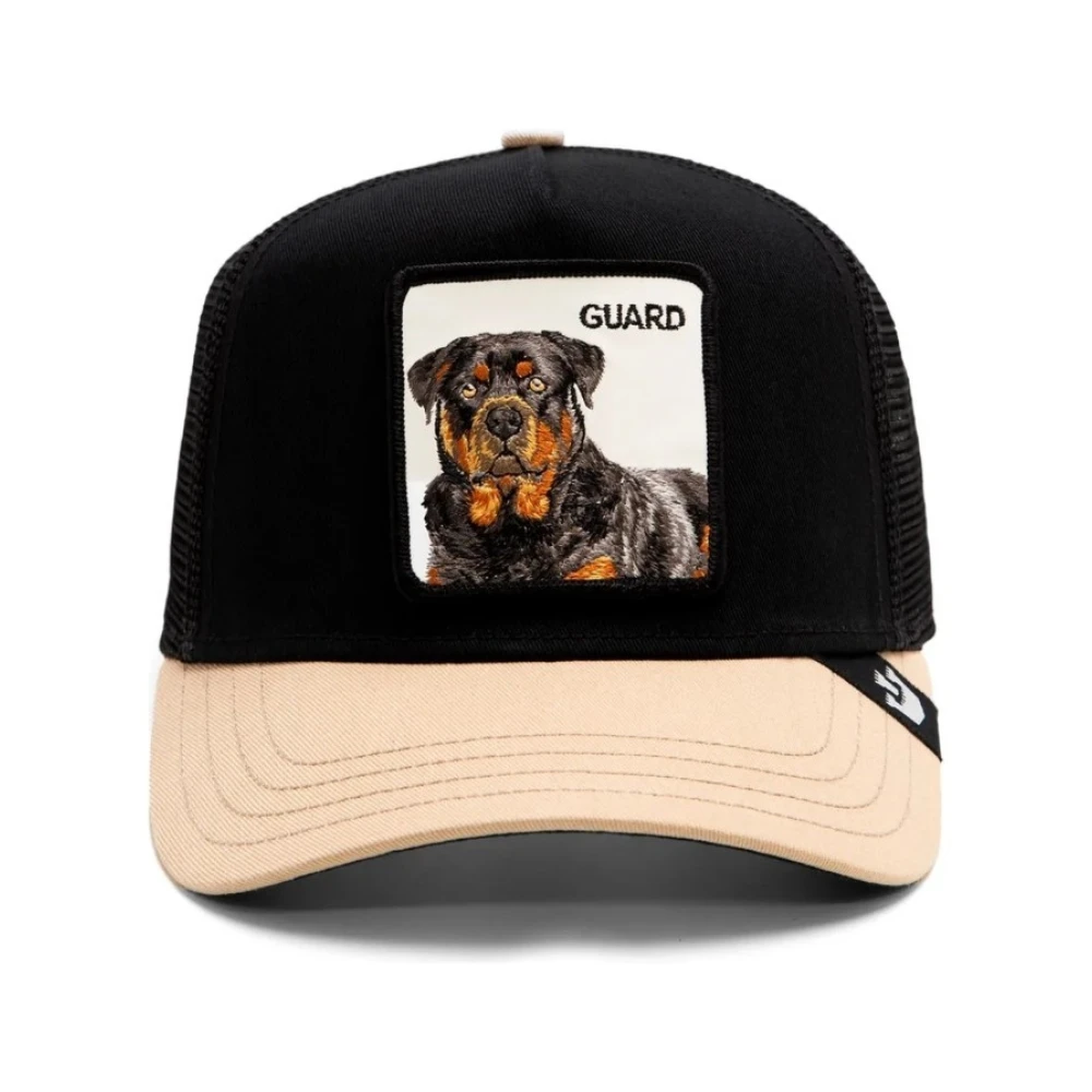 Goorin Bros Zwarte Rottweiler Bewaker Hond Trucker Pet Black Unisex