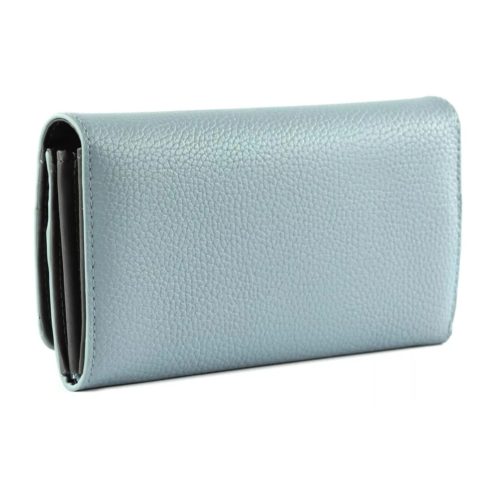 Valentino by Mario Valentino Alexia Portemonnee Stof Portafogli Blue Dames