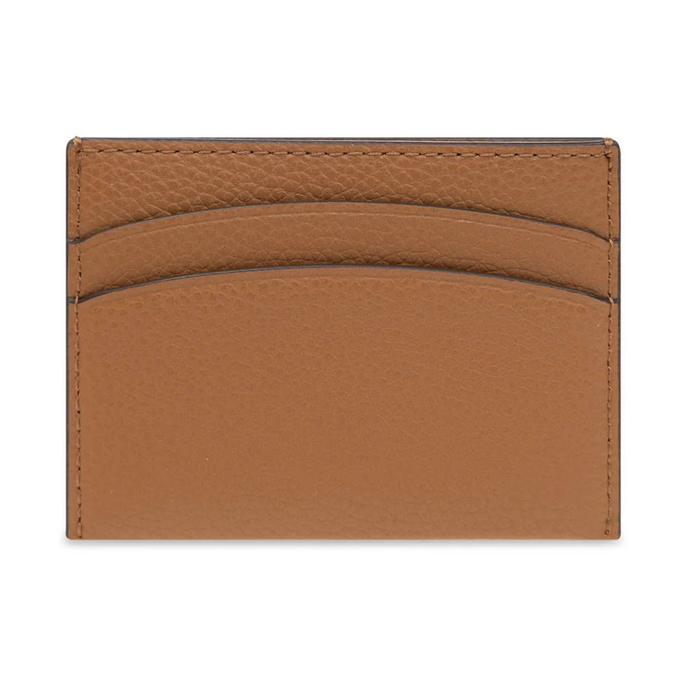 TORY BURCH Kaarthouder met logo Brown Dames