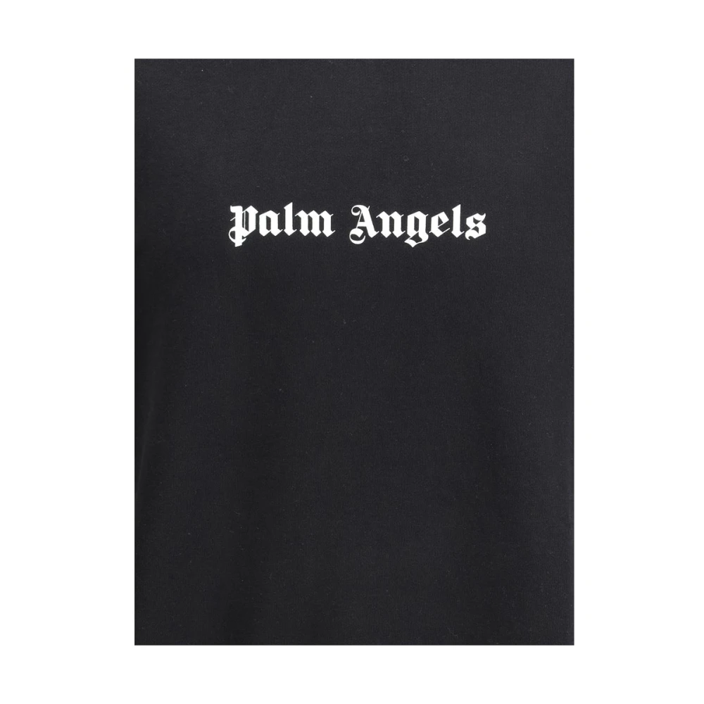 Palm Angels Iconisch Monogram Sweatshirt Black Heren