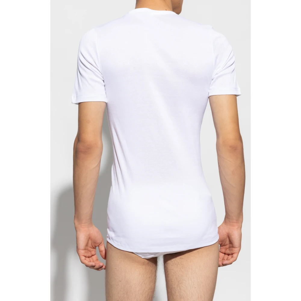 Hanro Ondergoed T-shirt White Heren