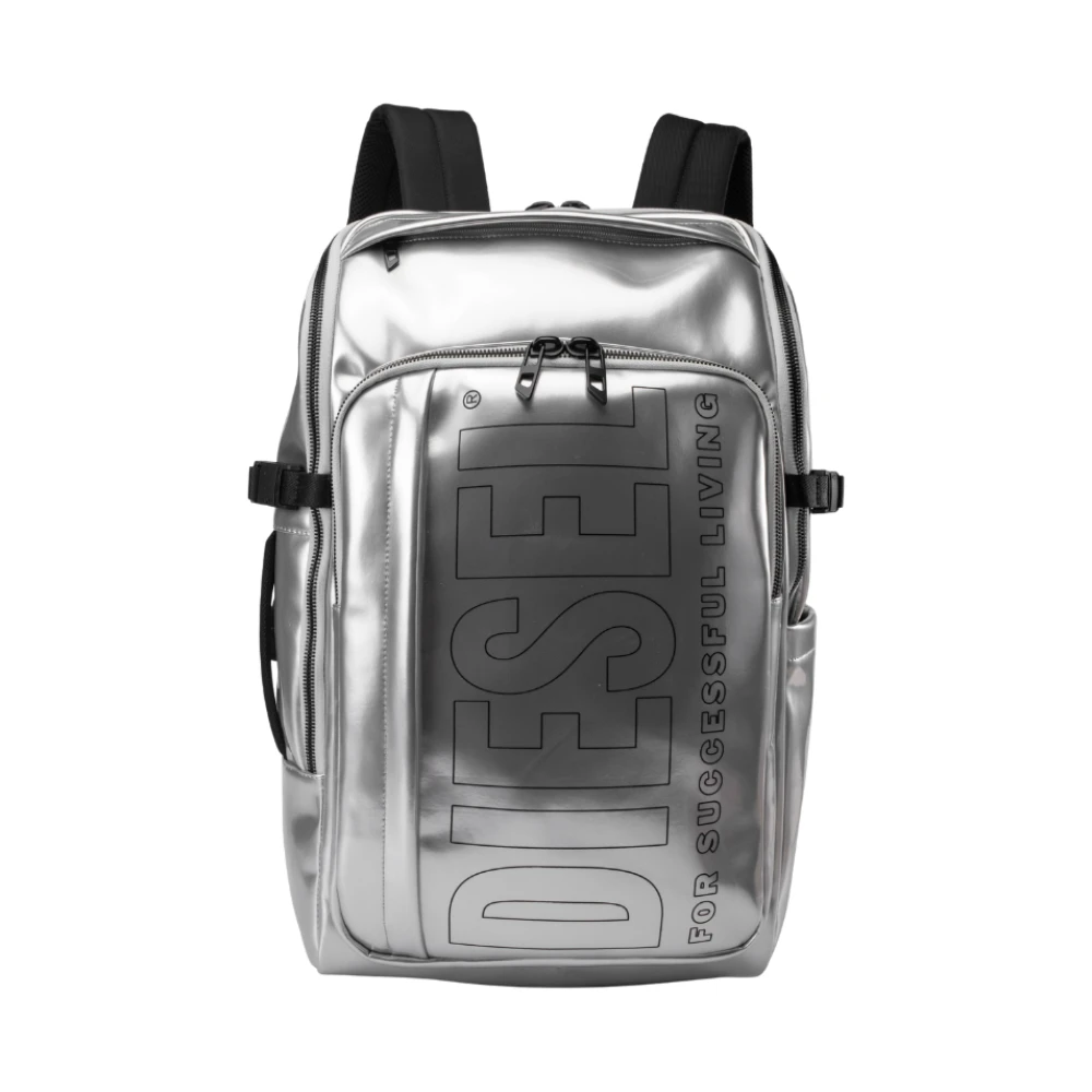 Diesel Unisex Grijs Tassen One Size, Reisrugzak