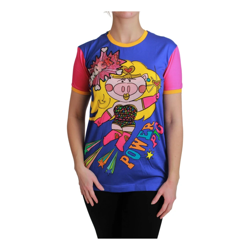 Dolce & Gabbana Women's Year Of The Pig Crewneck T-Shirt