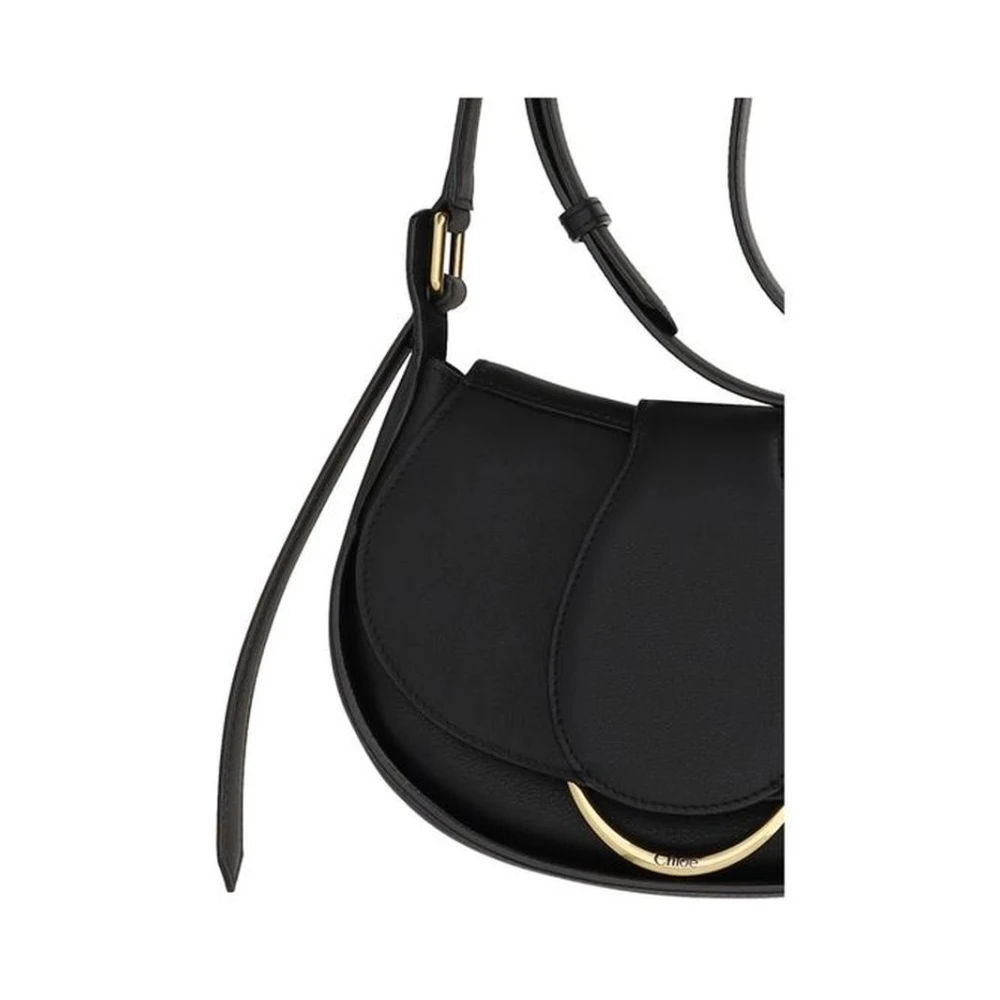 Chloé Stijlvolle Schoudertas met Magneetsluiting Black Dames