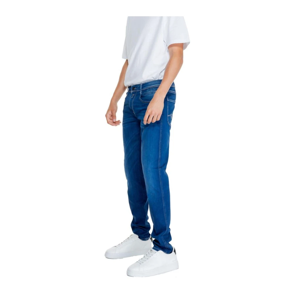 Replay Slim-fit Jeans Blue Heren