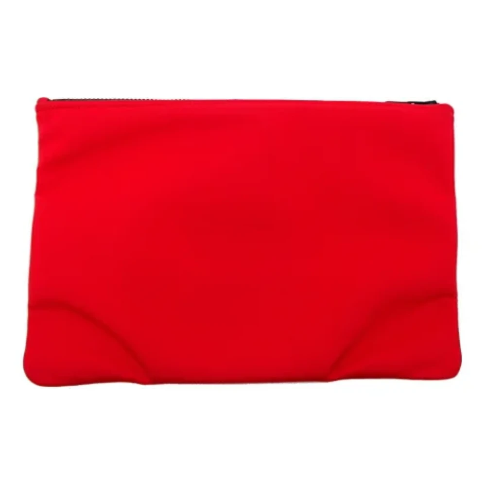 Hermès Vintage Pre-owned Cotton pouches Red Dames