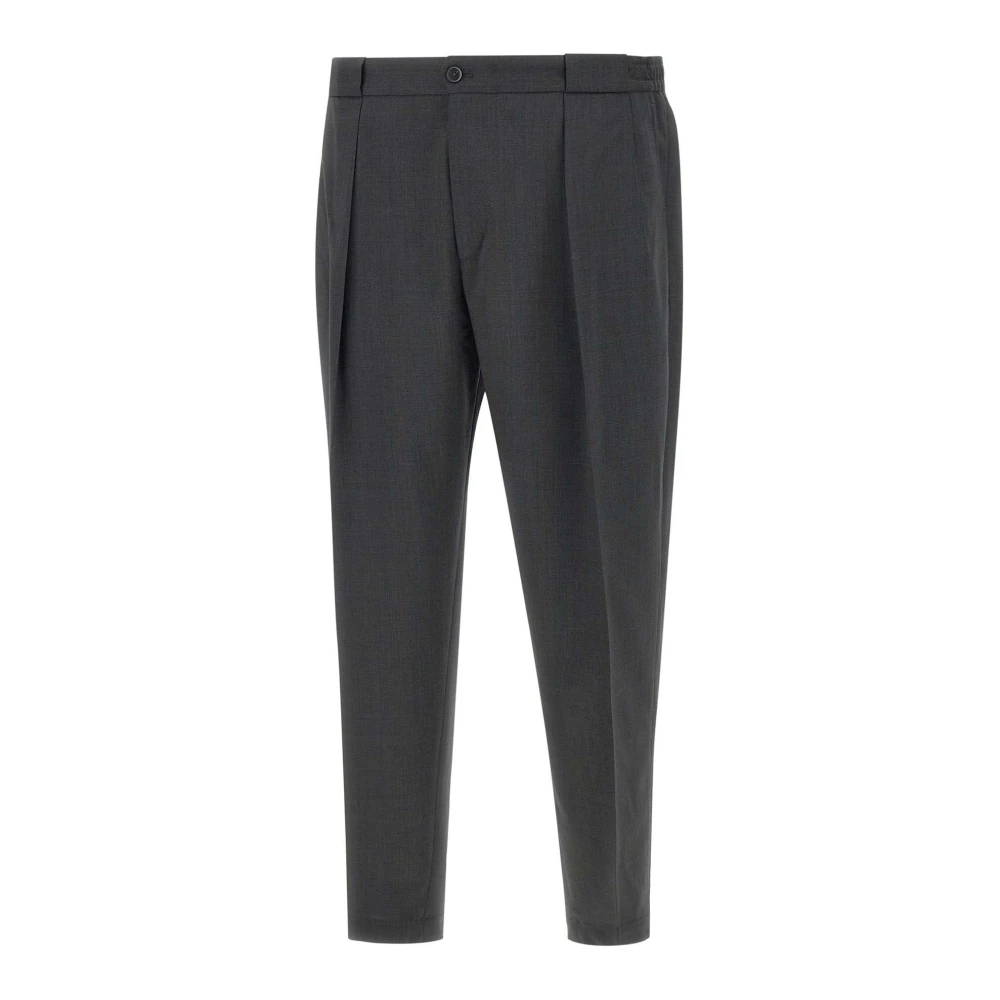 Briglia Grijze Stretchwol Broek Gray Heren