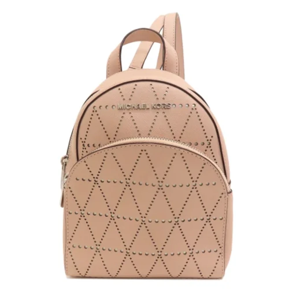 Michael Kors Pre-owned Leather backpacks Pink Dames