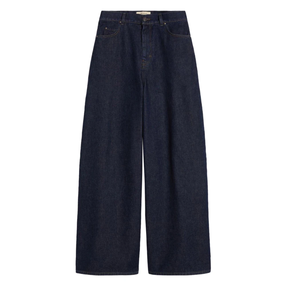 Max Mara Women's Blue Wide Jeans, 2XS, Weekend Jeans