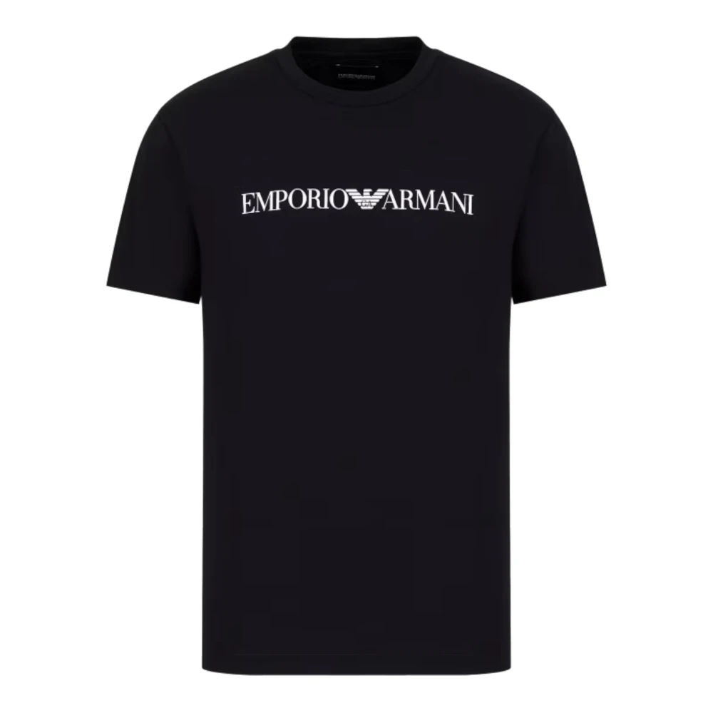 Emporio Armani Herren Blau Oberteile, Sgröße: