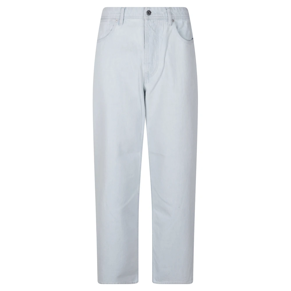 Stone Island Blue Straight Fit Jeans, Male, W34, Cotton Jeans