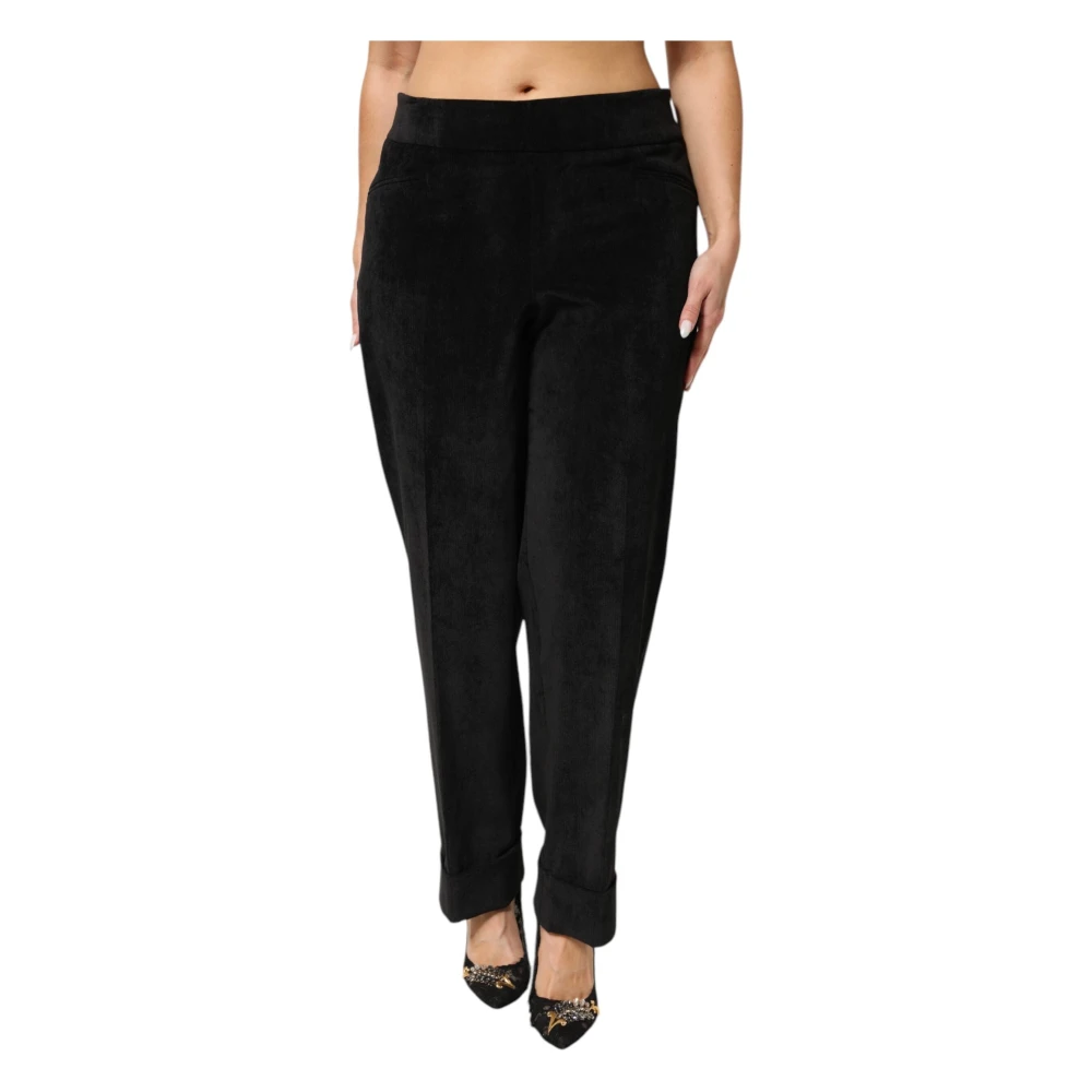 BENCIVENGA Black High Waist Straight Dress Trouser Pants - IT52 | XL - Image 2