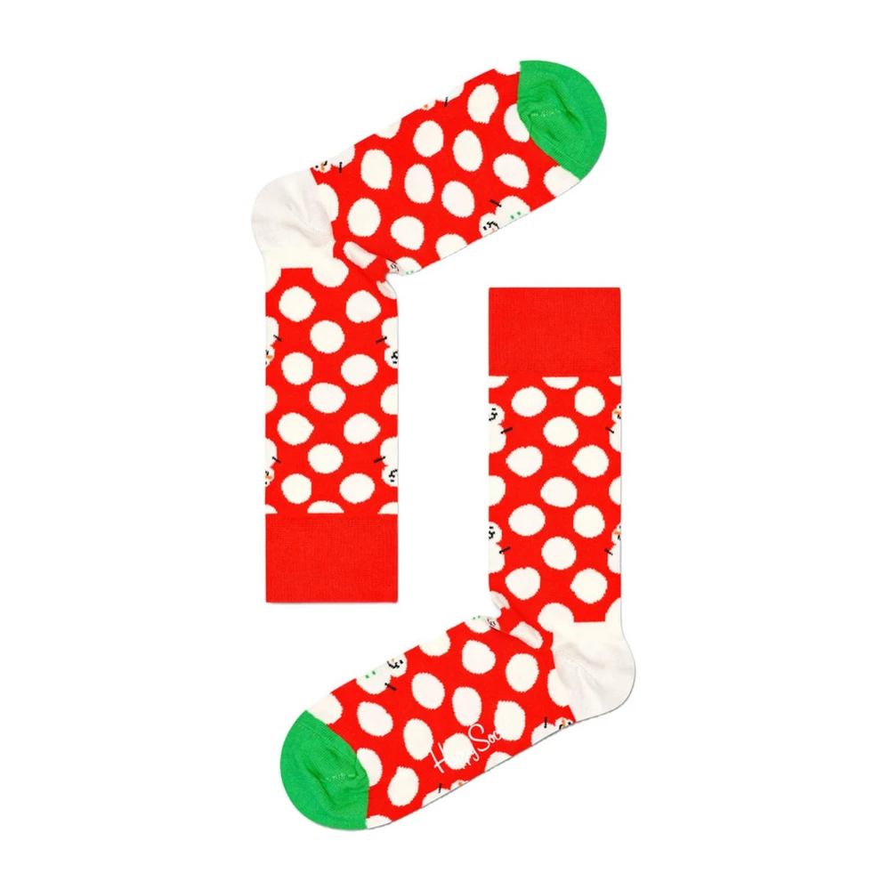 Happy Socks Gingerbread House Crew Sokkenset Red Heren