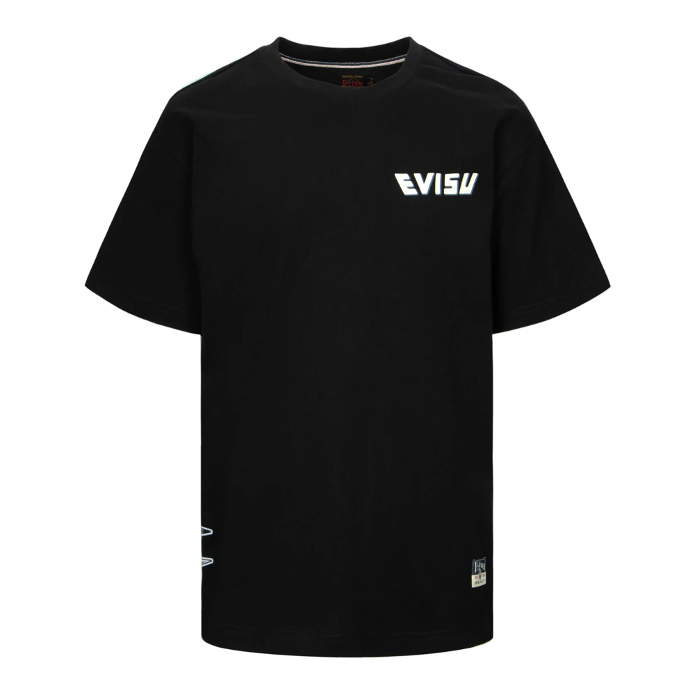 Evisu T-Shirts Black Heren