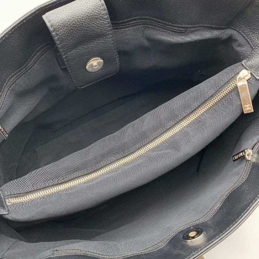 Chanel Vintage Pre-owned Leather chanel-bags Black Dames