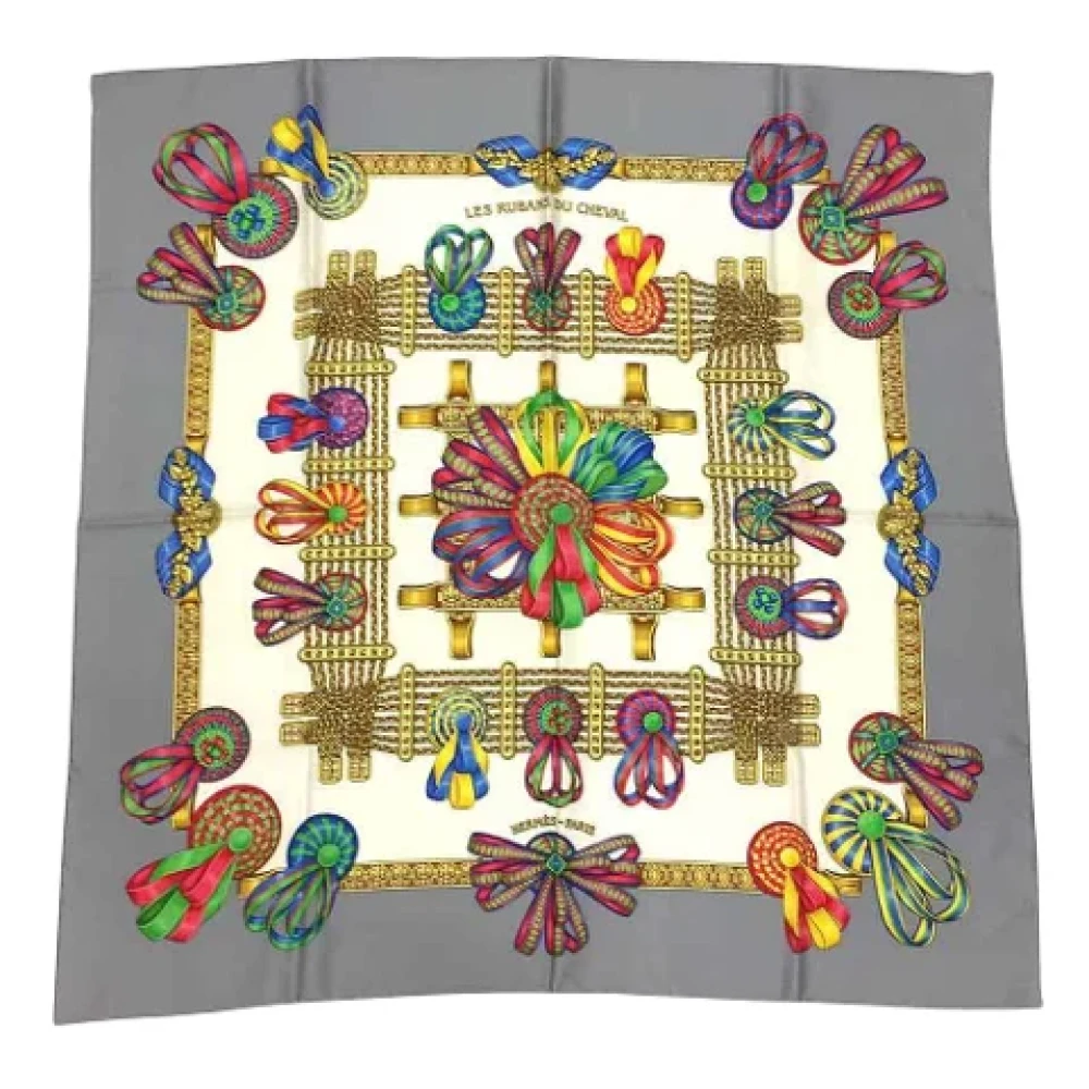 Pre-owned > Pre-owned Accessories > Pre-owned Scarves - - Hermès Vintage - Modalova