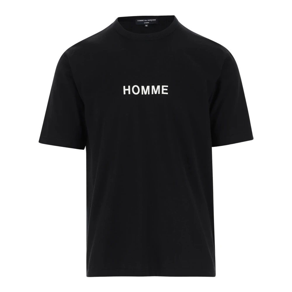 Comme des Garçons Zwarte T-shirts en Polos Black Heren