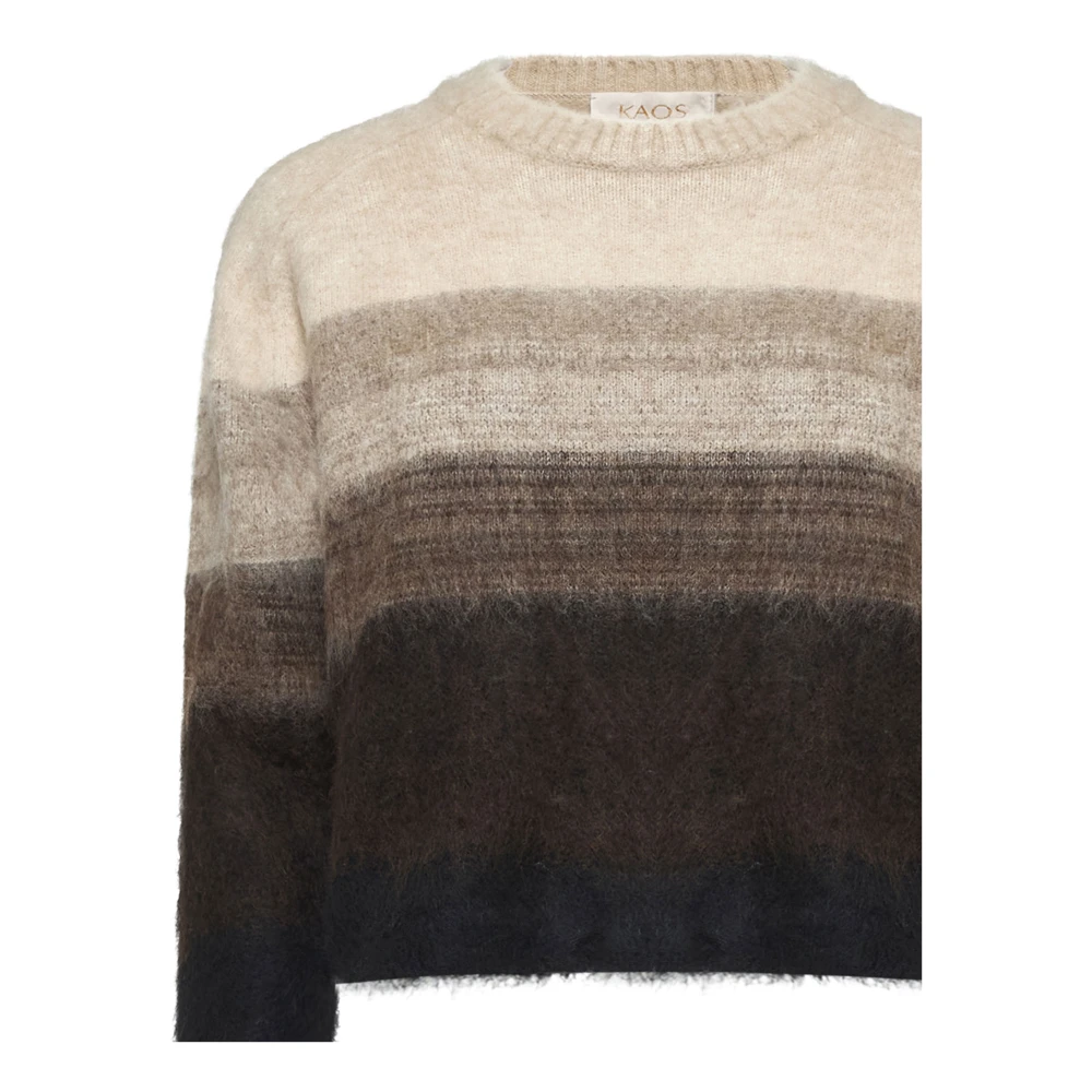 Kaos Bruine Sweater Collectie Multicolor Dames