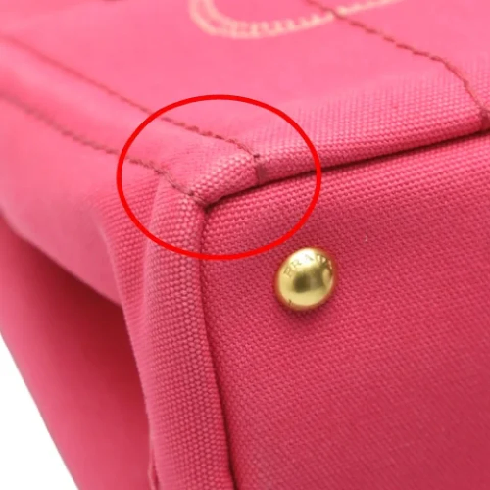 Prada Vintage Pre-owned Fabric totes Pink Dames