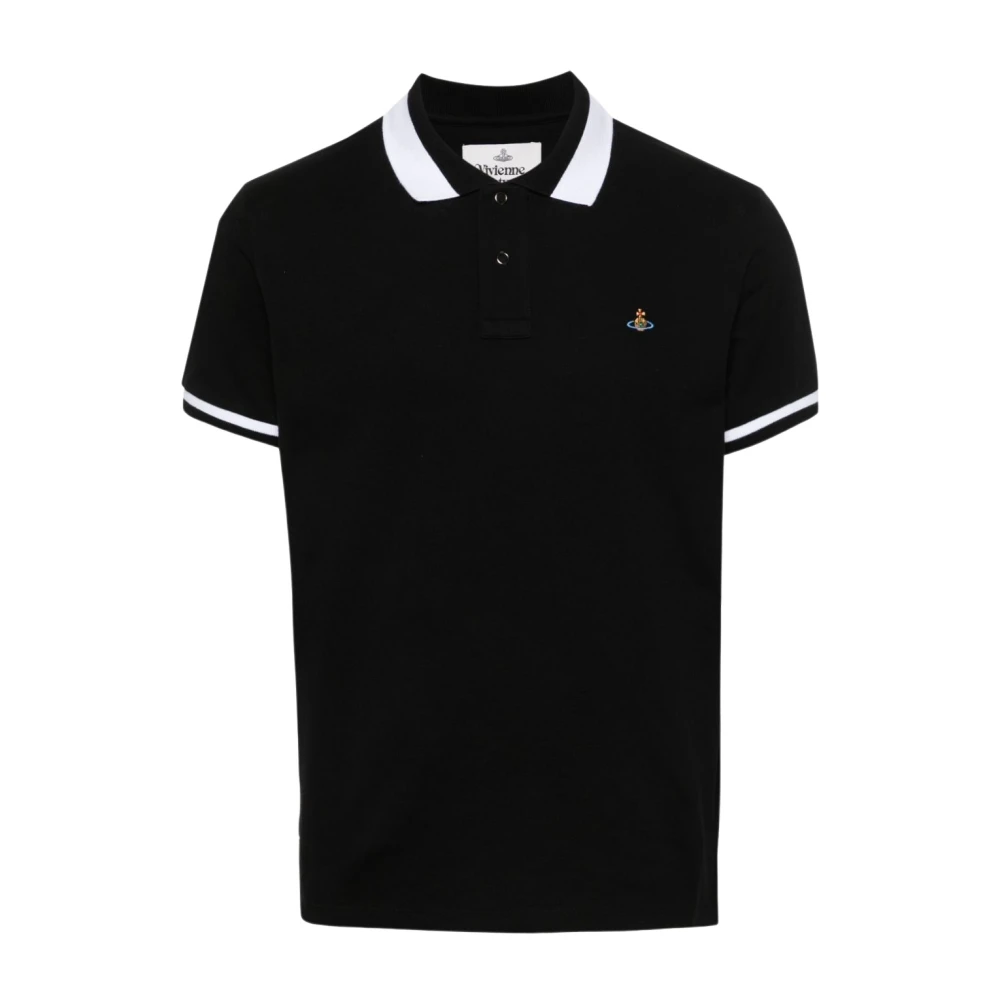 Vivienne Westwood Polo Shirts Black Heren