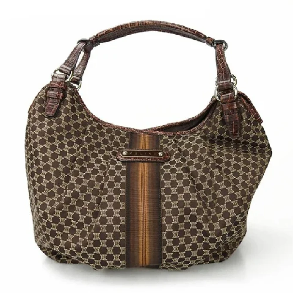 Celine Vintage Pre-owned Canvas celine-bags Brown Dames