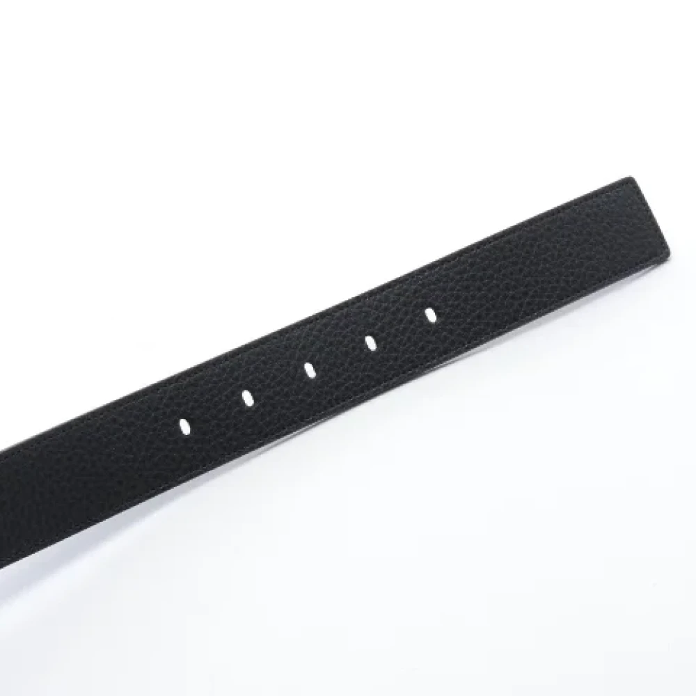 Bally Pre-owned Leather belts Black Heren
