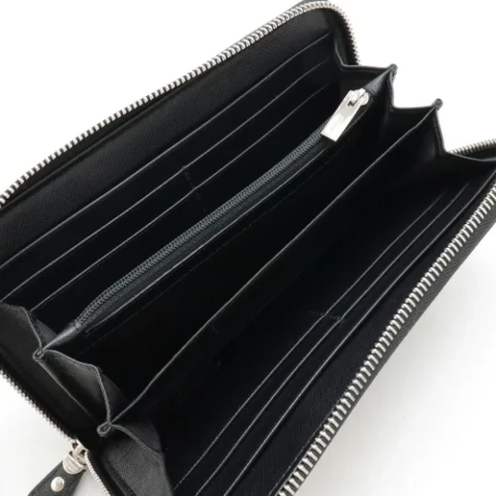 Salvatore Ferragamo Pre-owned Leather wallets Black Dames