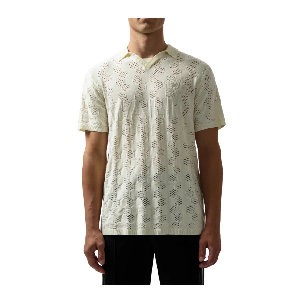 Balr. Gebreide Voetbal Licht Beige Trui Beige Heren