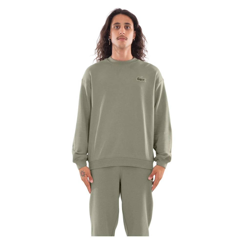 Lacoste Gezellige Croc Fleece Sweatshirt Green Heren