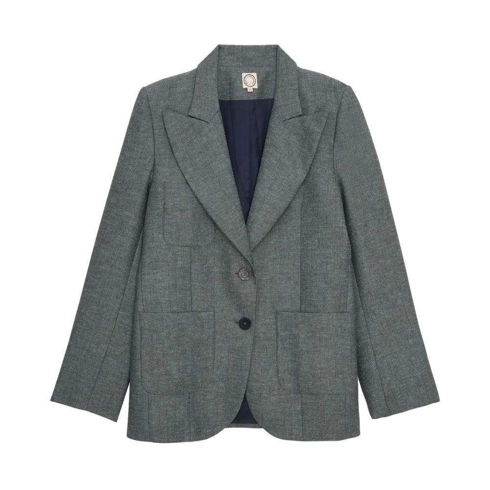 Ines De La Fressange Paris Thadee Jacket Gray Dames