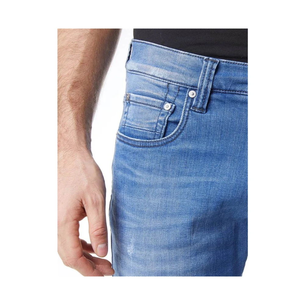 Pierre Cardin Paris Blauwe Stoffen Broek Blue Heren