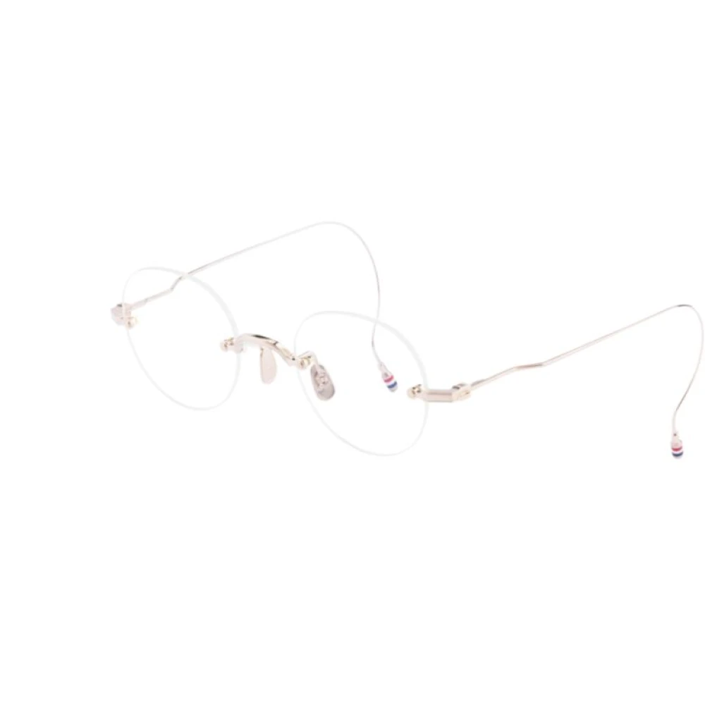 Thom Browne Unisex White Glasses, 47 Mm, Ueo937a