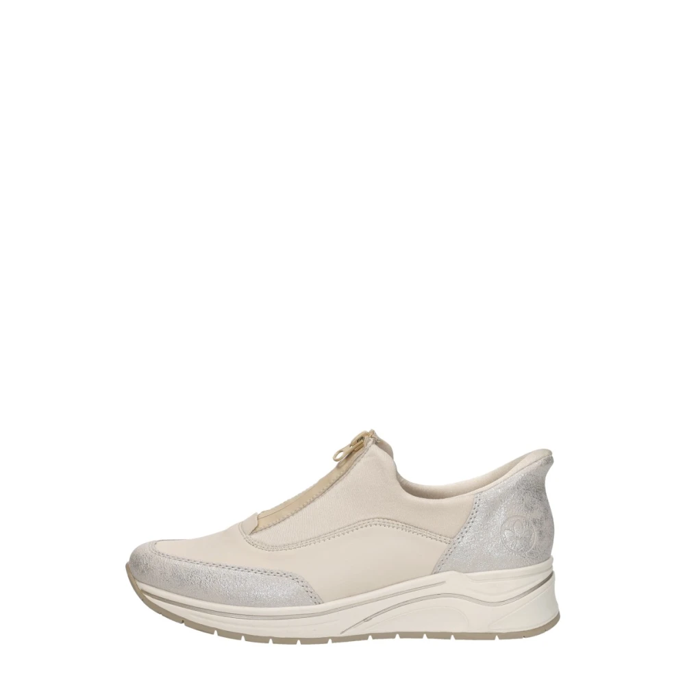 Rieker Sportief Sneaker Dames Schoenen Beige