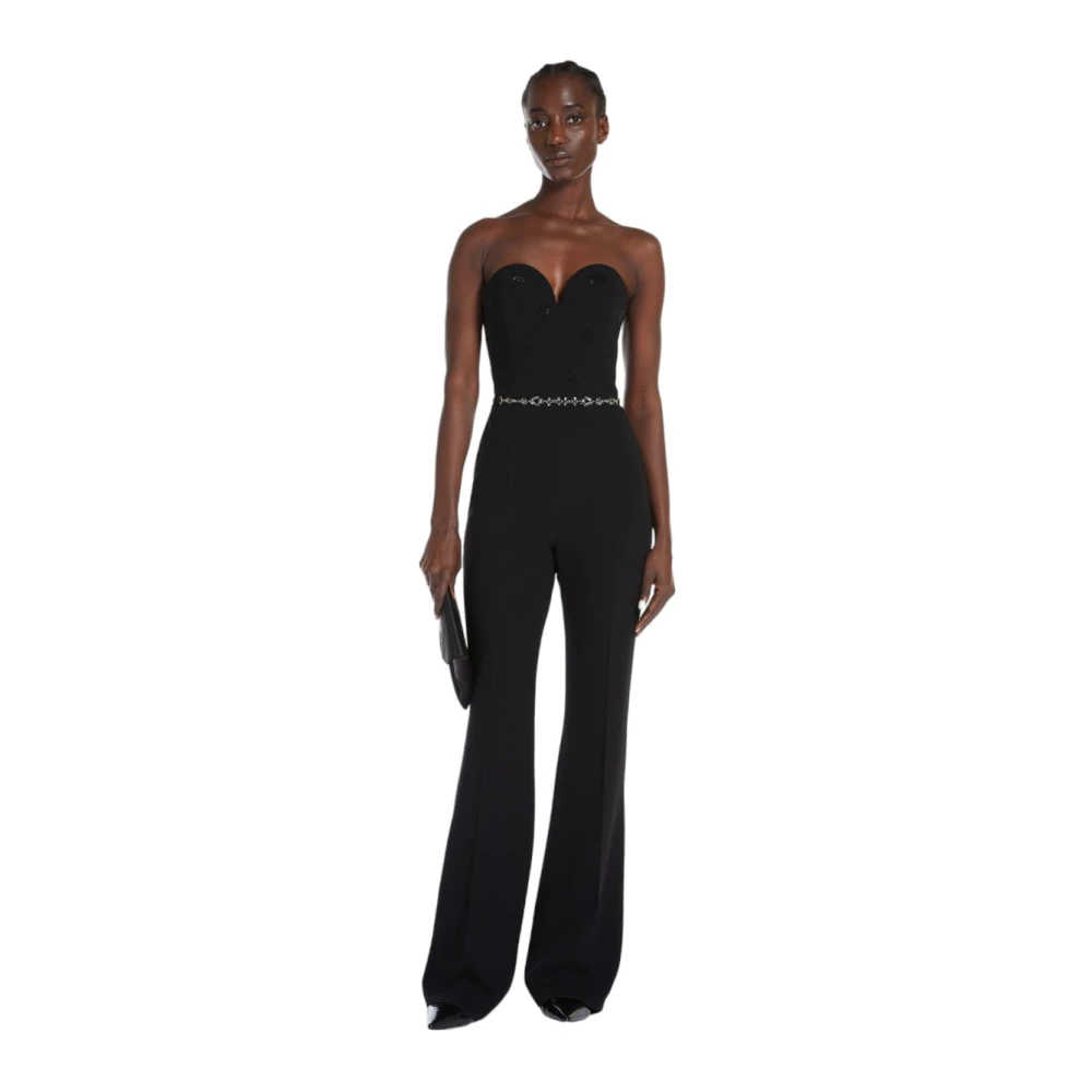 Max Mara Studio Stijlvolle Jumpsuit Black Dames