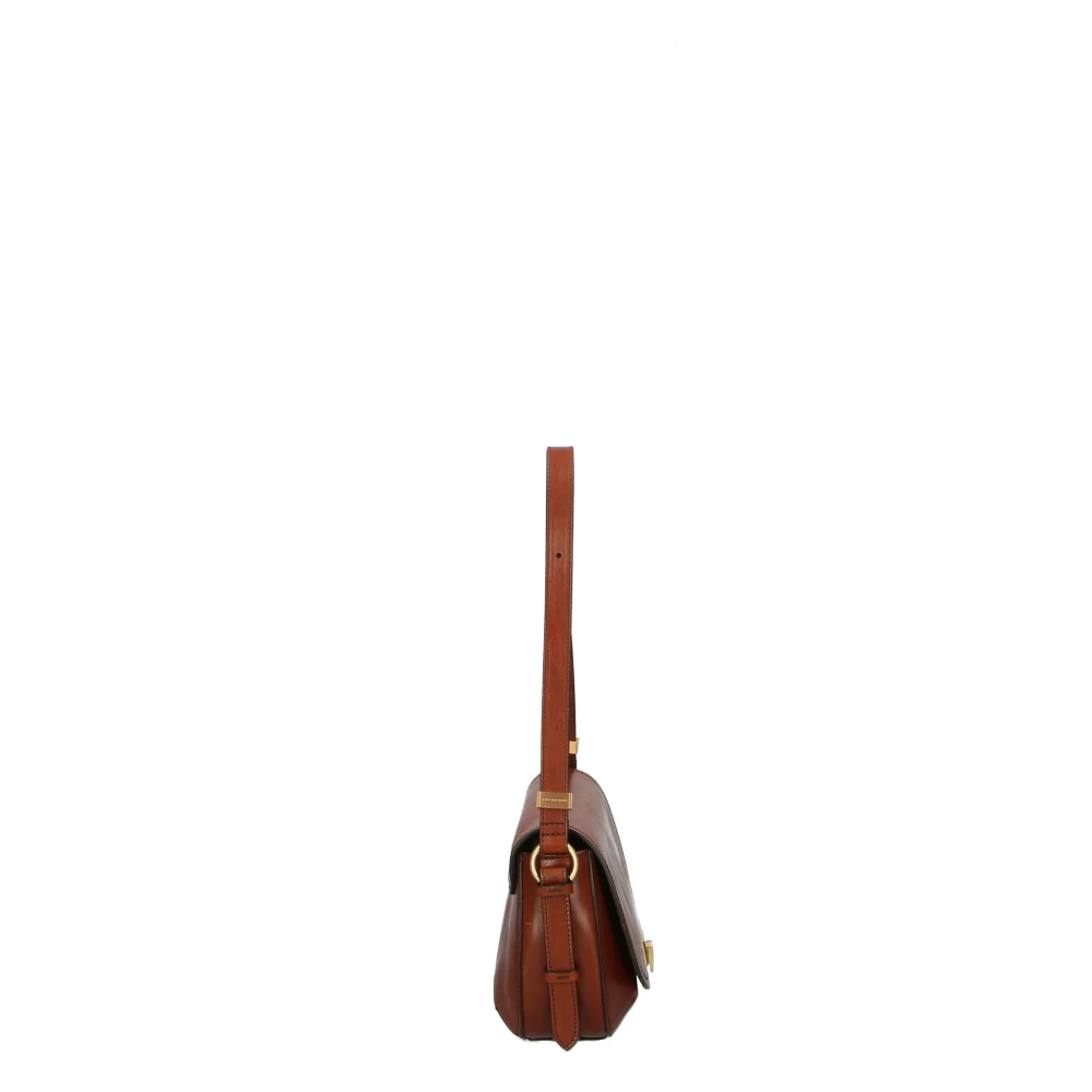 The Bridge Bruine Leren Tas Brown Dames