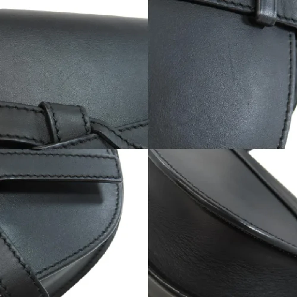 Loewe Pre-owned Leather shoulder-bags Black Dames