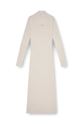 Mock Neck Midi Dress